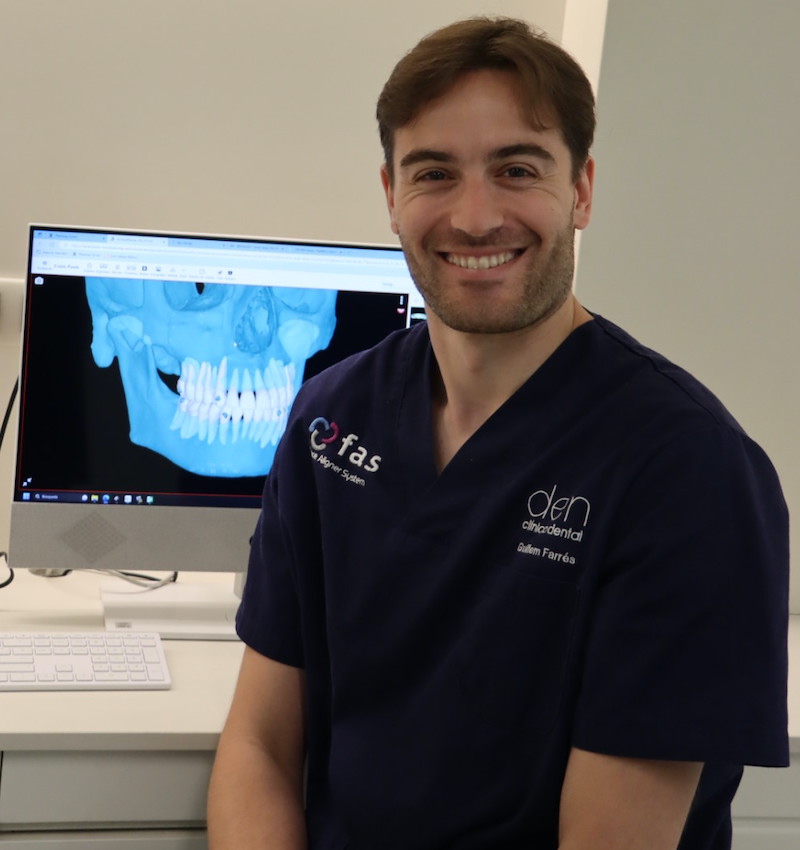 Dr. Guillem Farrés Bau, Odontólogo especialista en Ortodoncia Invisible