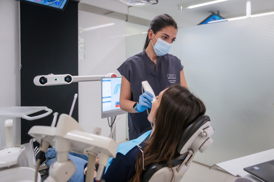 Escáner dental 3D clÍnica dental