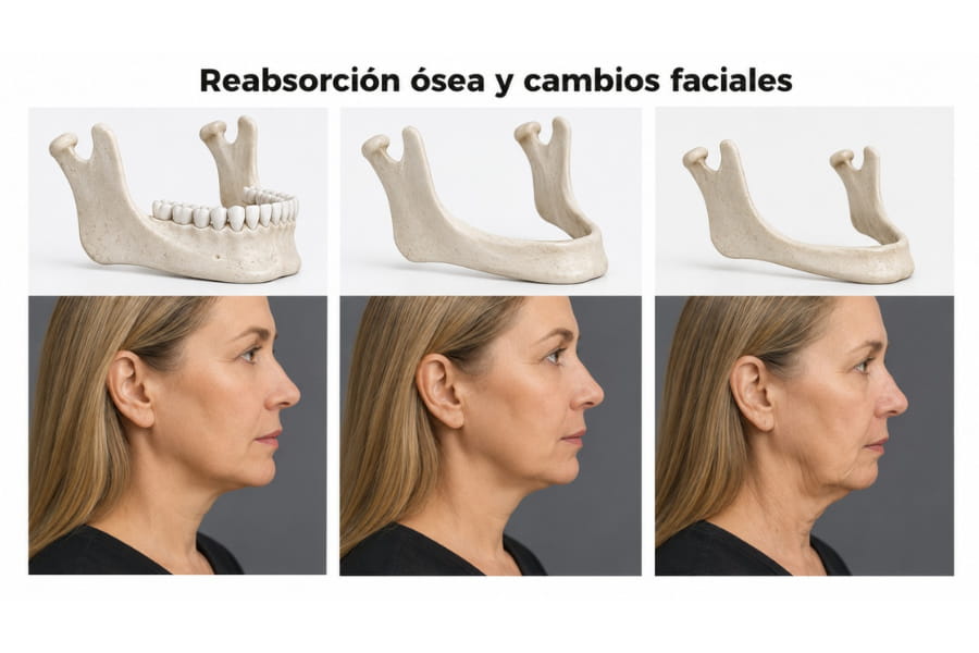 Reabsorción ósea y el cambio facial